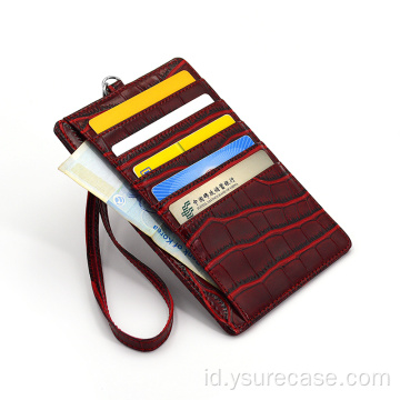 Ysure Leather Jersey Back Clip Credit Card Holder